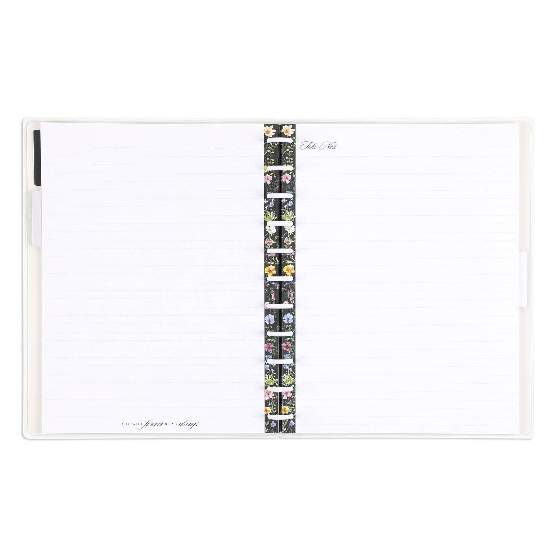 Blooming Elegance Wedding - Dotted Lined Big Notebook - 60 Sheets - Image 5