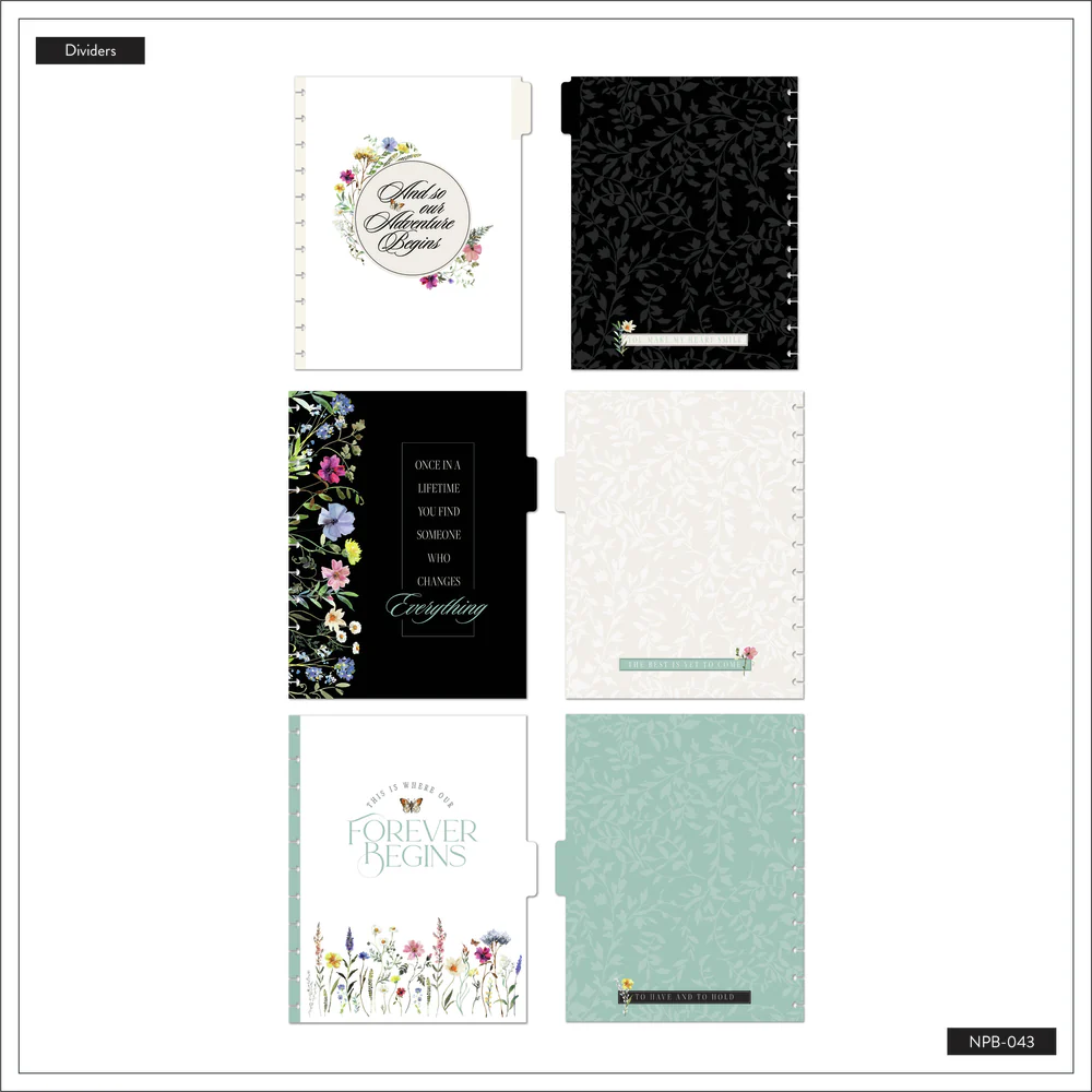 Blooming Elegance Wedding - Dotted Lined Big Notebook - 60 Sheets - Image 6