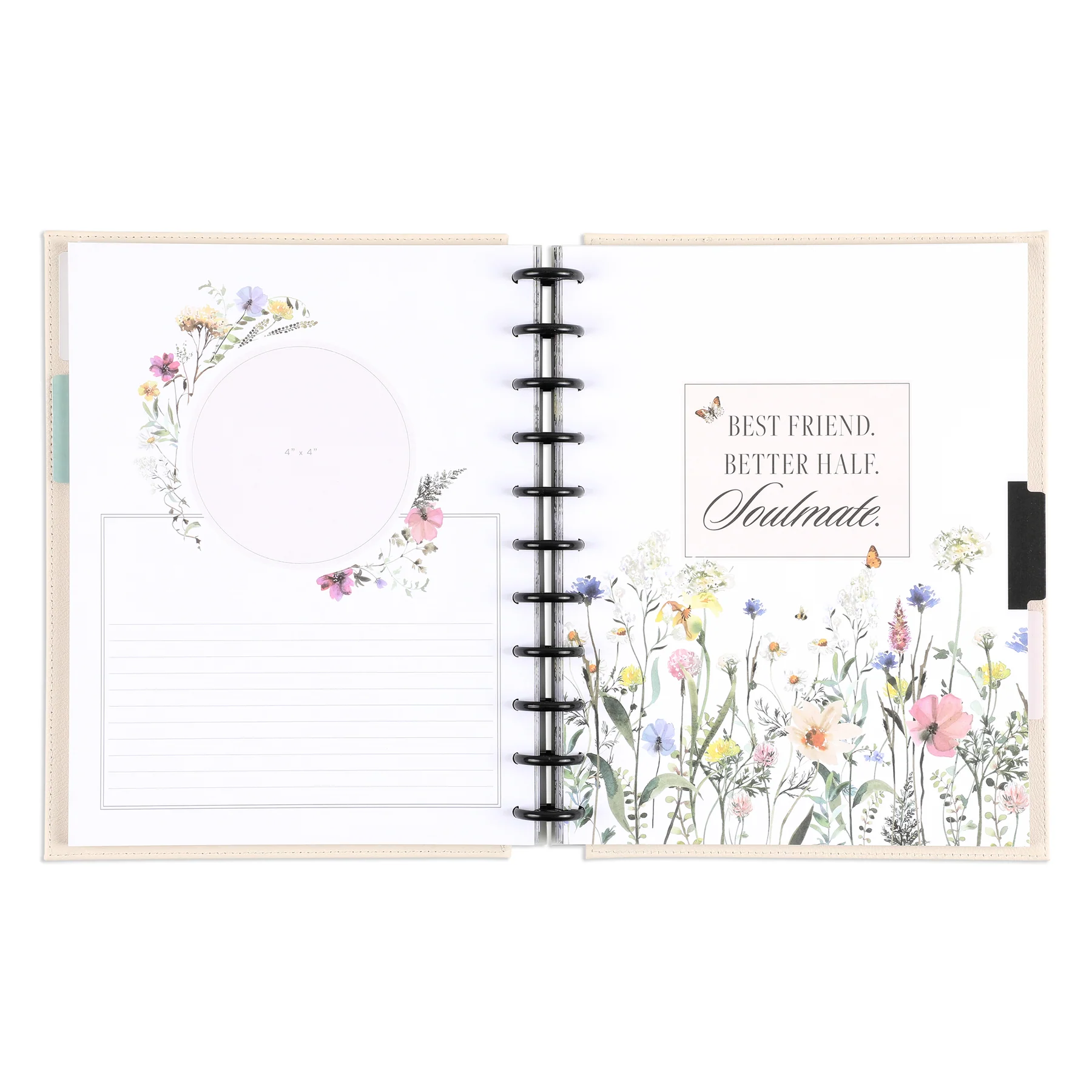 Blooming Romance Wedding - DELUXE Big Happy Memory Keeping Wedding Photo Journal - 80 Sheets - Image 4
