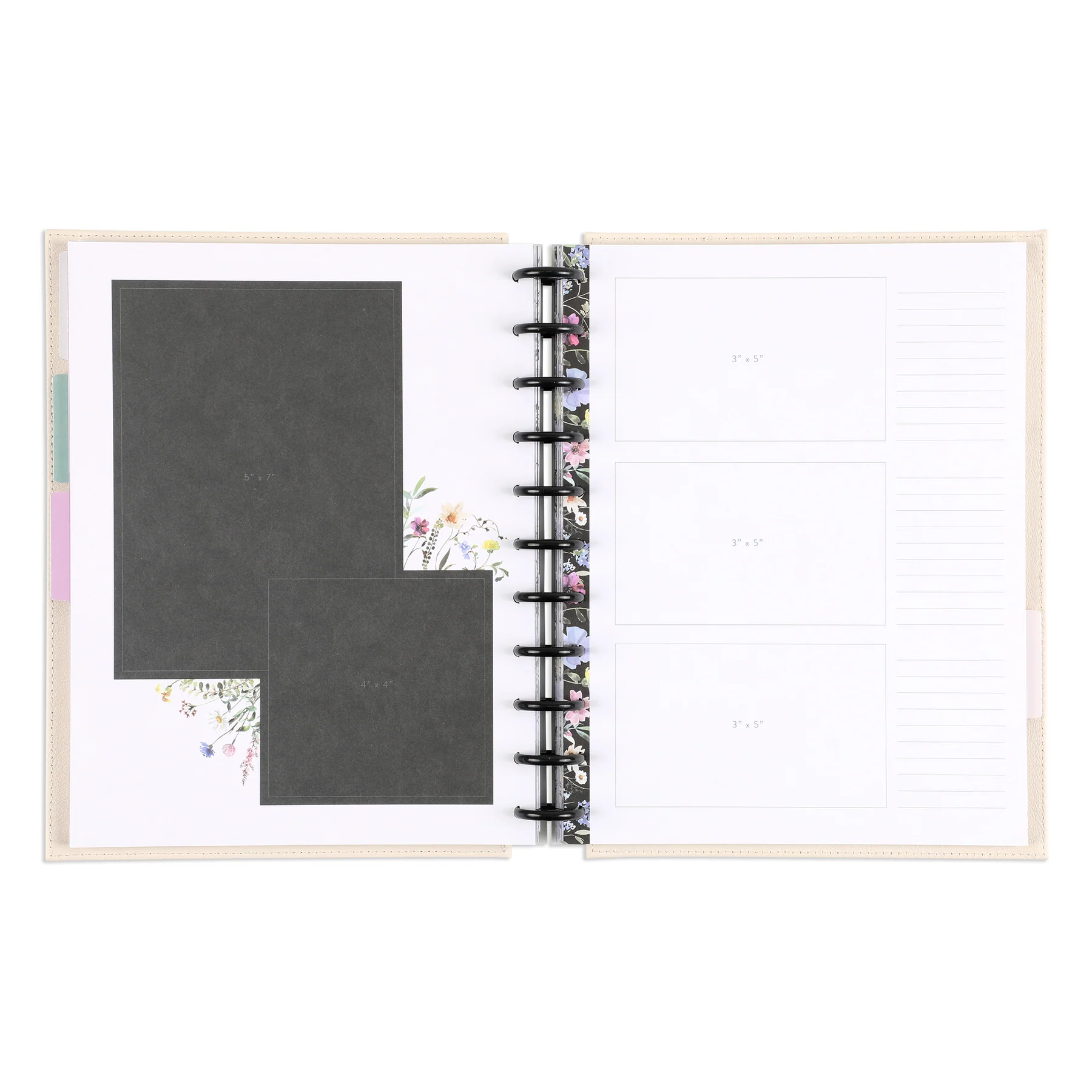 Blooming Romance Wedding - DELUXE Big Happy Memory Keeping Wedding Photo Journal - 80 Sheets - Image 5