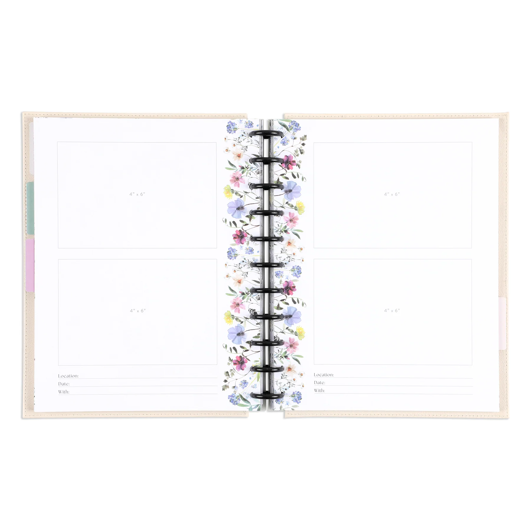 Blooming Romance Wedding - DELUXE Big Happy Memory Keeping Wedding Photo Journal - 80 Sheets - Image 8
