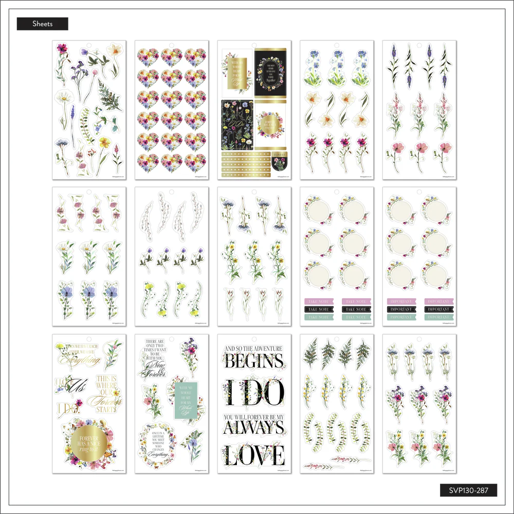 Blooming Romance Wedding - Value Pack Stickers - Big - Image 6