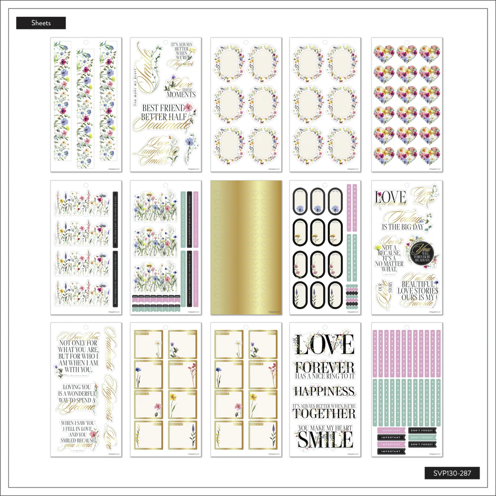 Blooming Romance Wedding - Value Pack Stickers - Big - Image 7