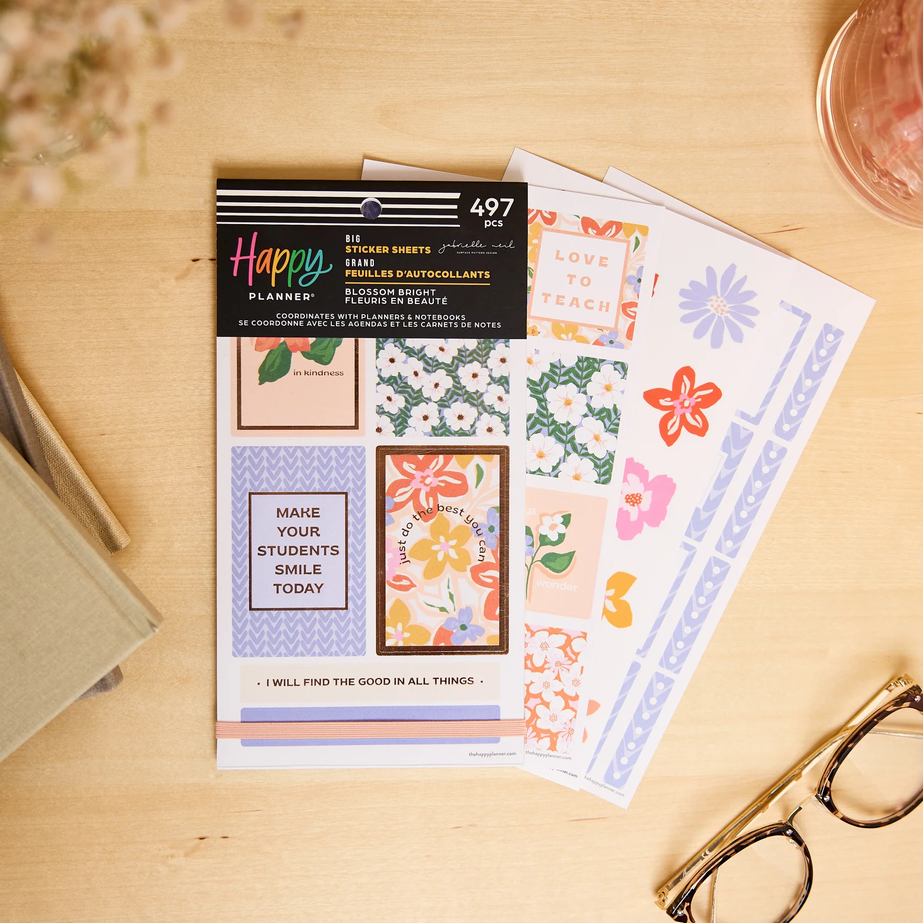 Blossom Bright Teacher - Value Pack Stickers - Big - Image 4