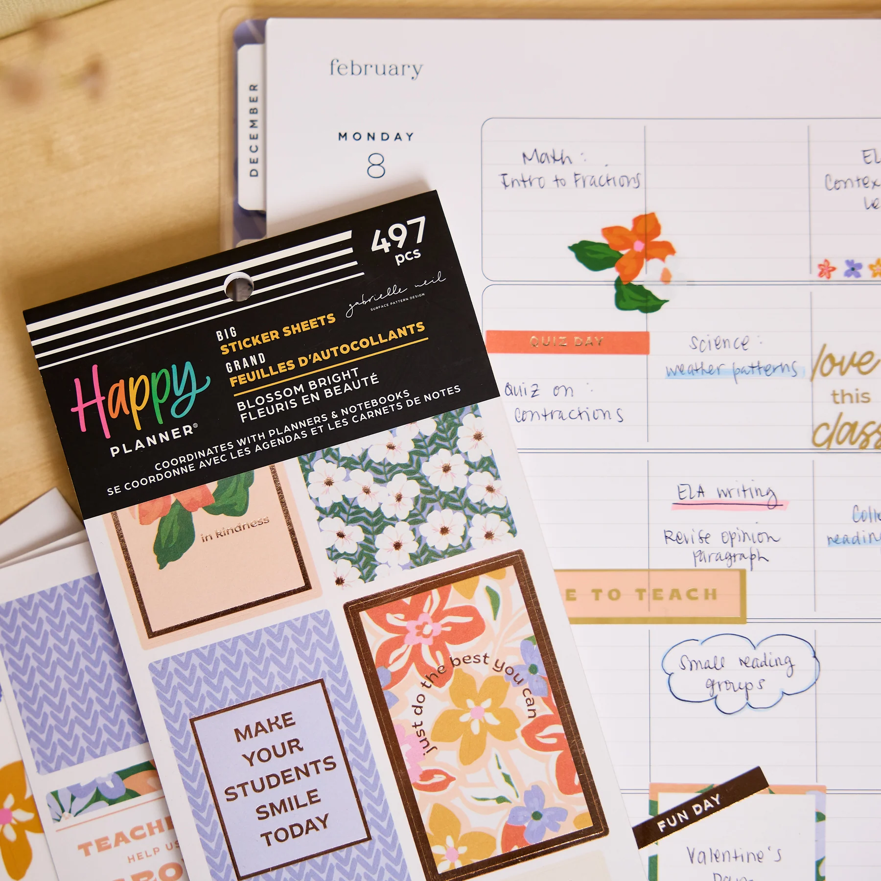 Blossom Bright Teacher - Value Pack Stickers - Big - Image 5