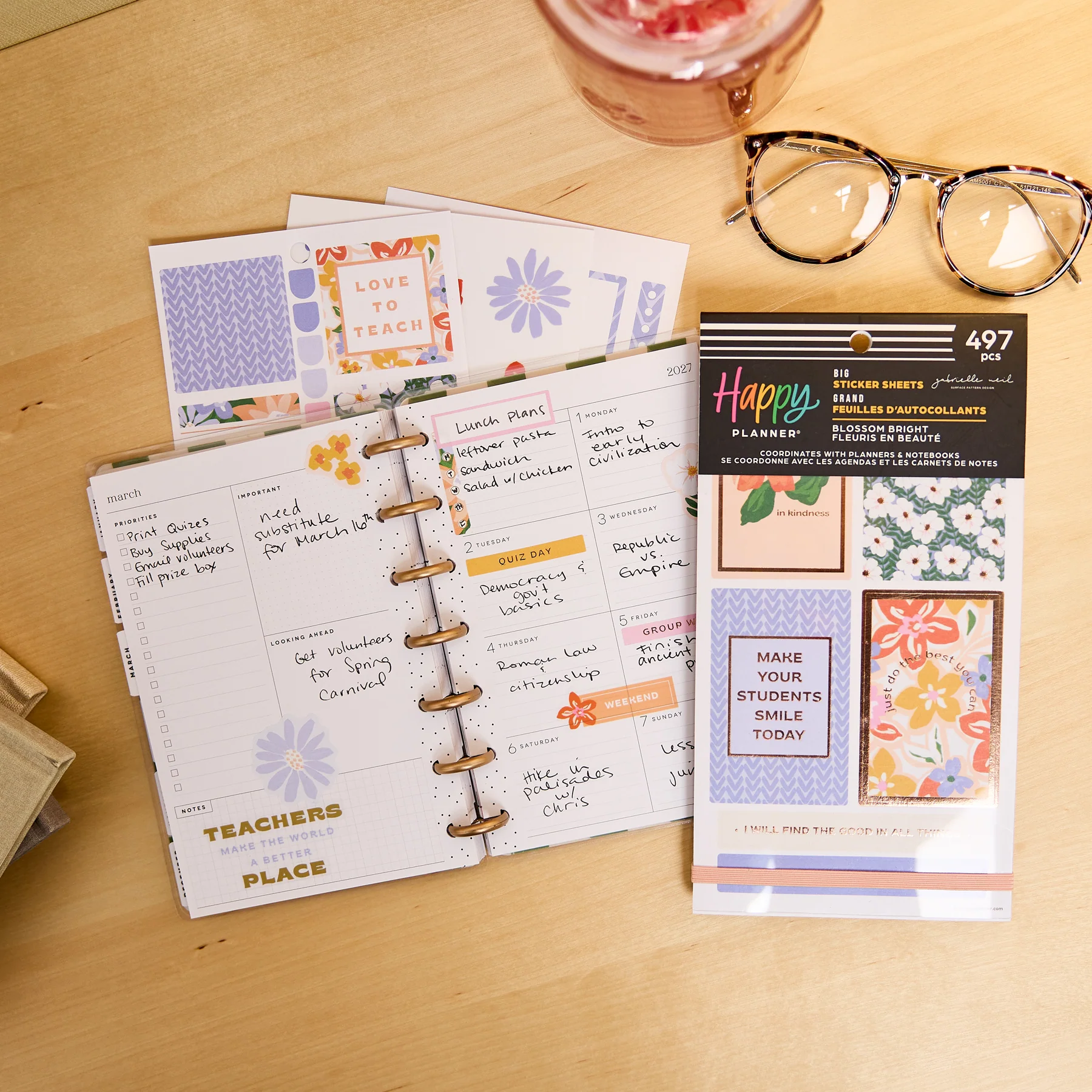 Blossom Bright Teacher - Value Pack Stickers - Big - Image 7