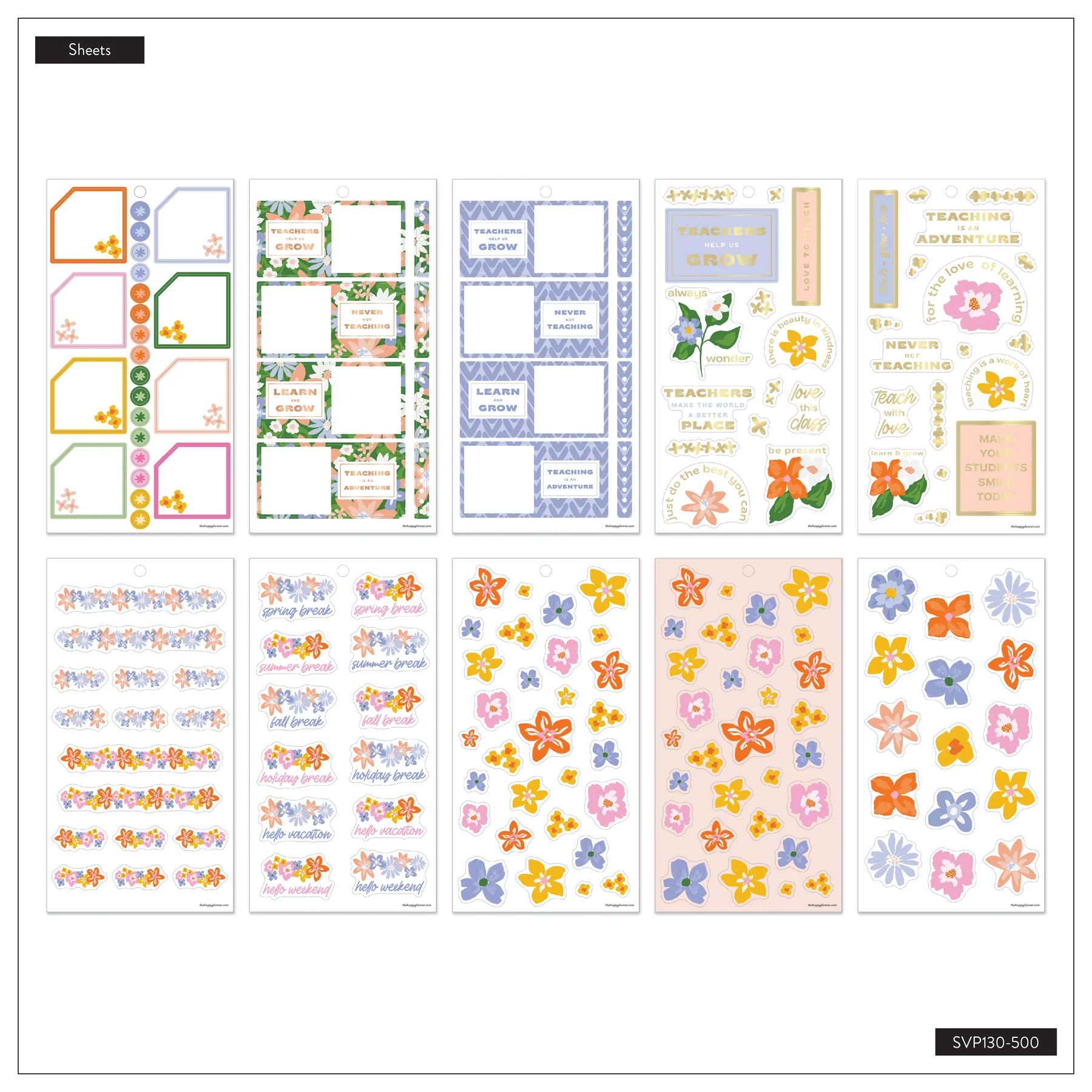 Blossom Bright Teacher - Value Pack Stickers - Big - Image 9