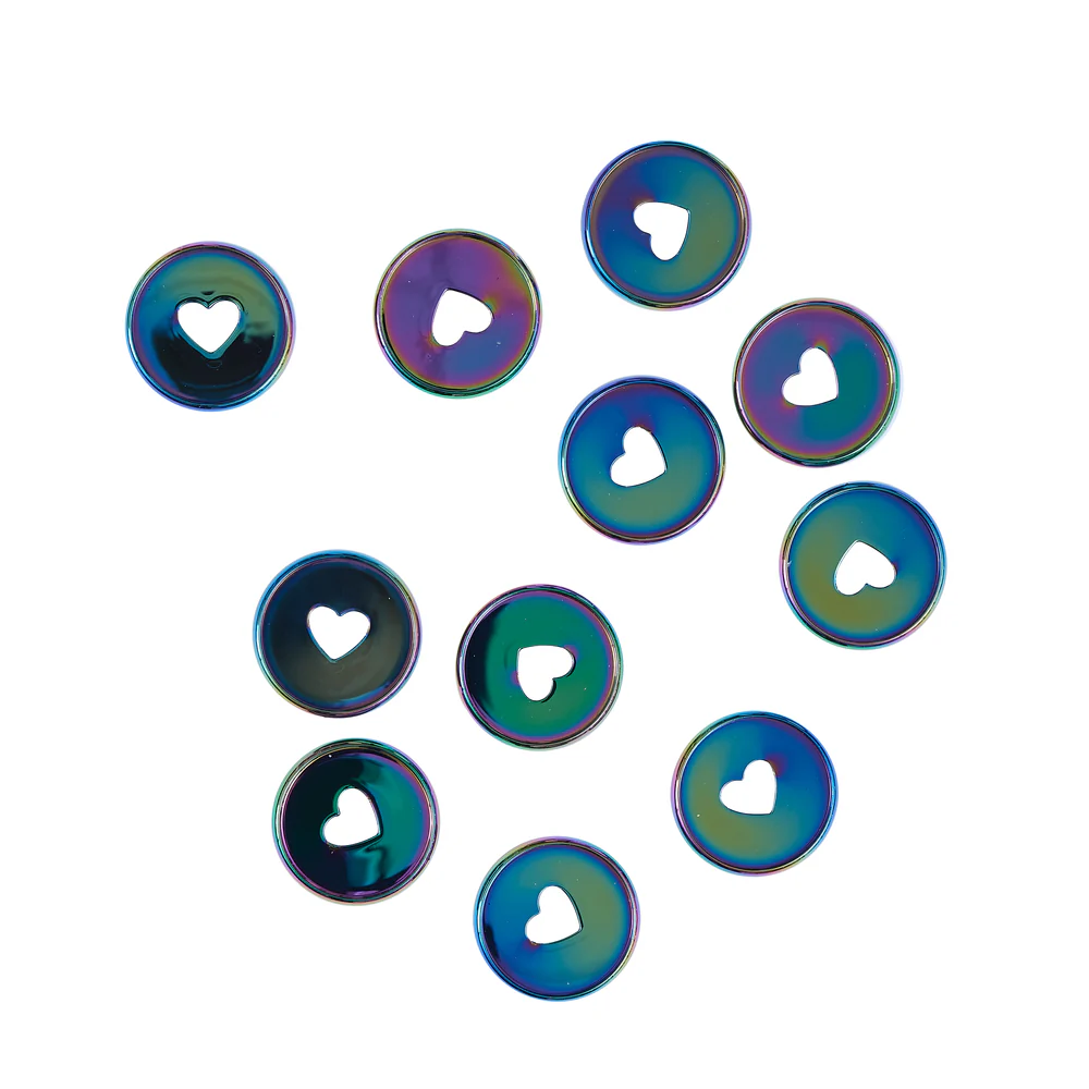 Blue Iridescent - Medium Plastic Disc Set - Image 4