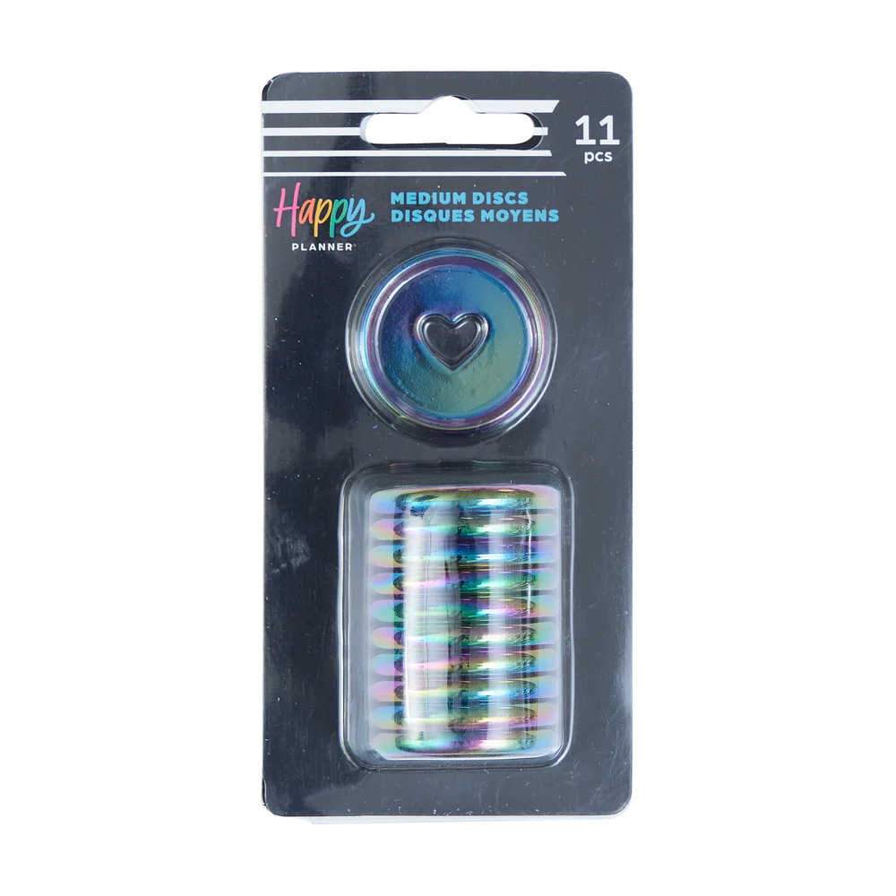 Blue Iridescent - Medium Plastic Disc Set - Image 5