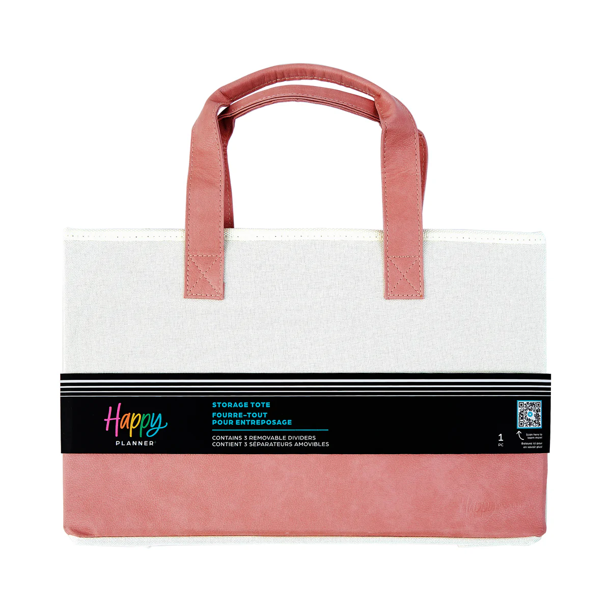 Blush + Cream - Accessory + Planner Storage Tote - Image 6
