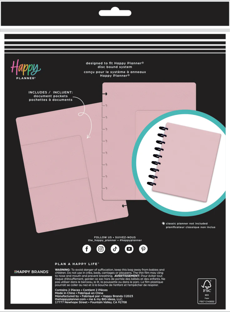Blush - DELUXE Snap In Classic Planner Cover - Image 7