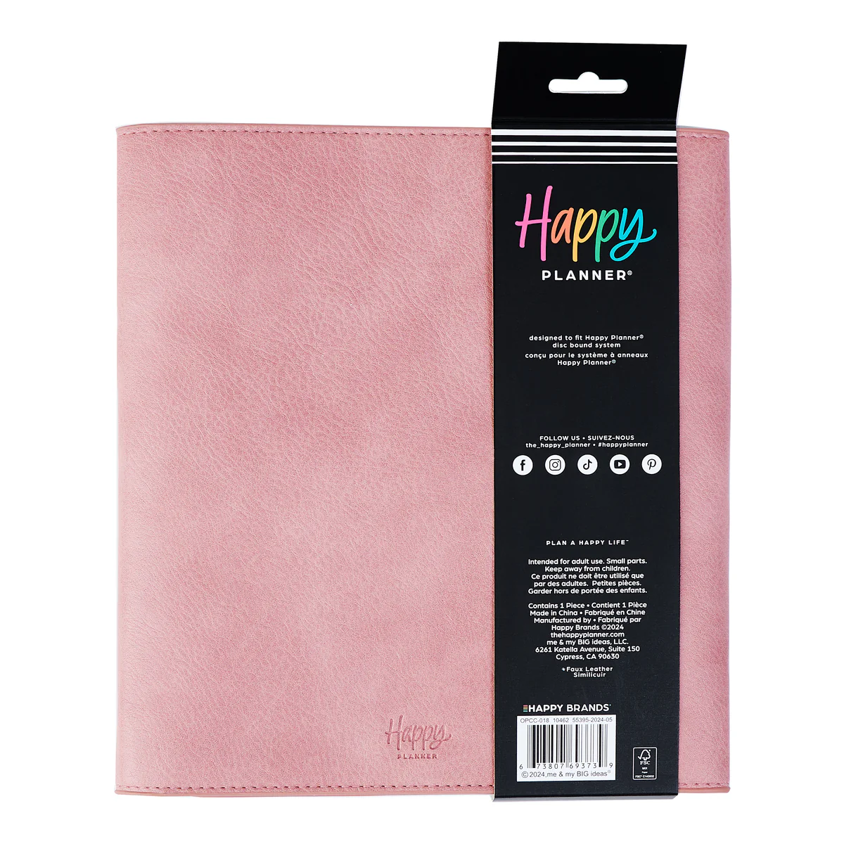 Blush Vegan Leather - DELUXE Classic Planner Folio - Image 8
