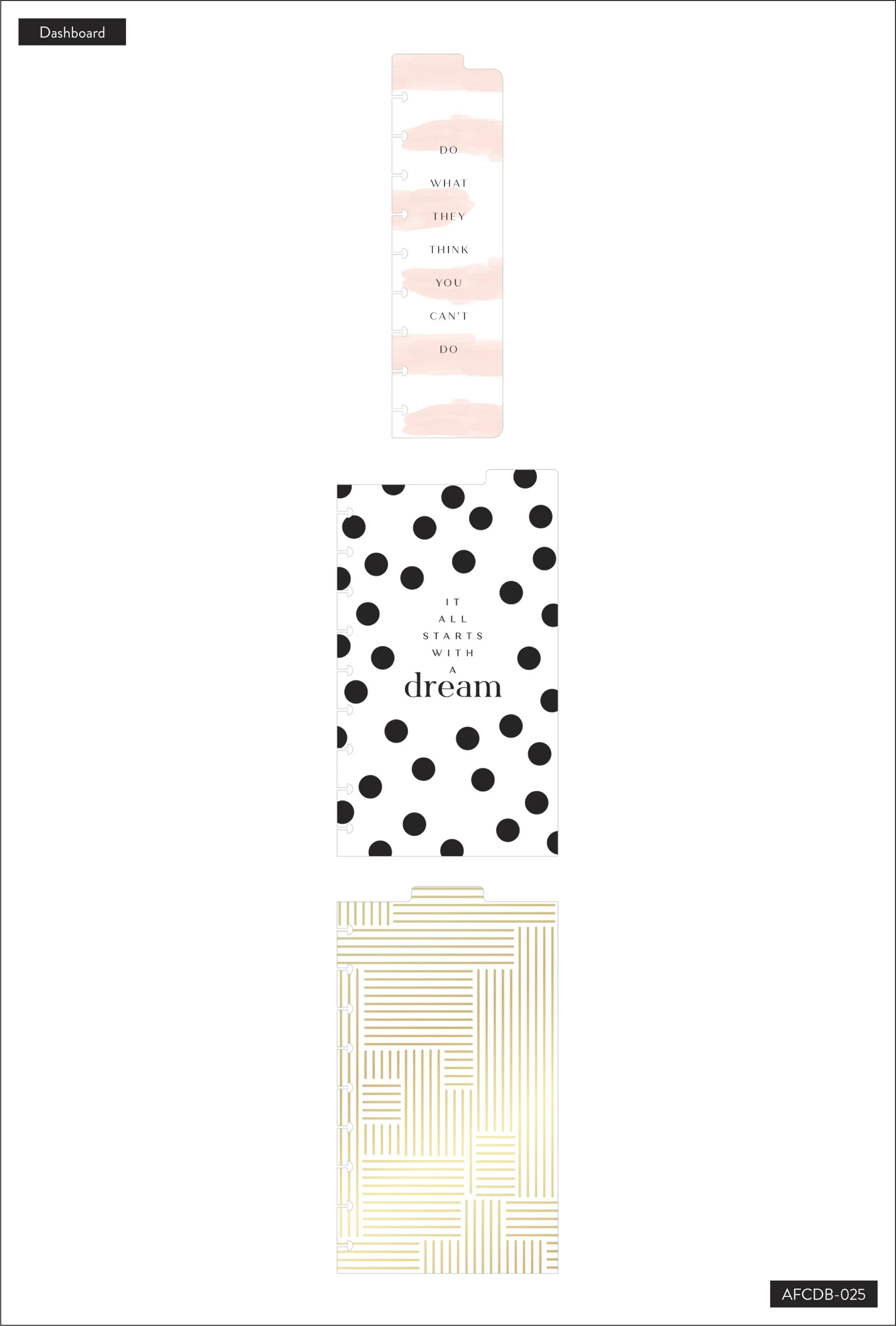 Blushin' It Classic Dashboard - 3 Pack - Image 3