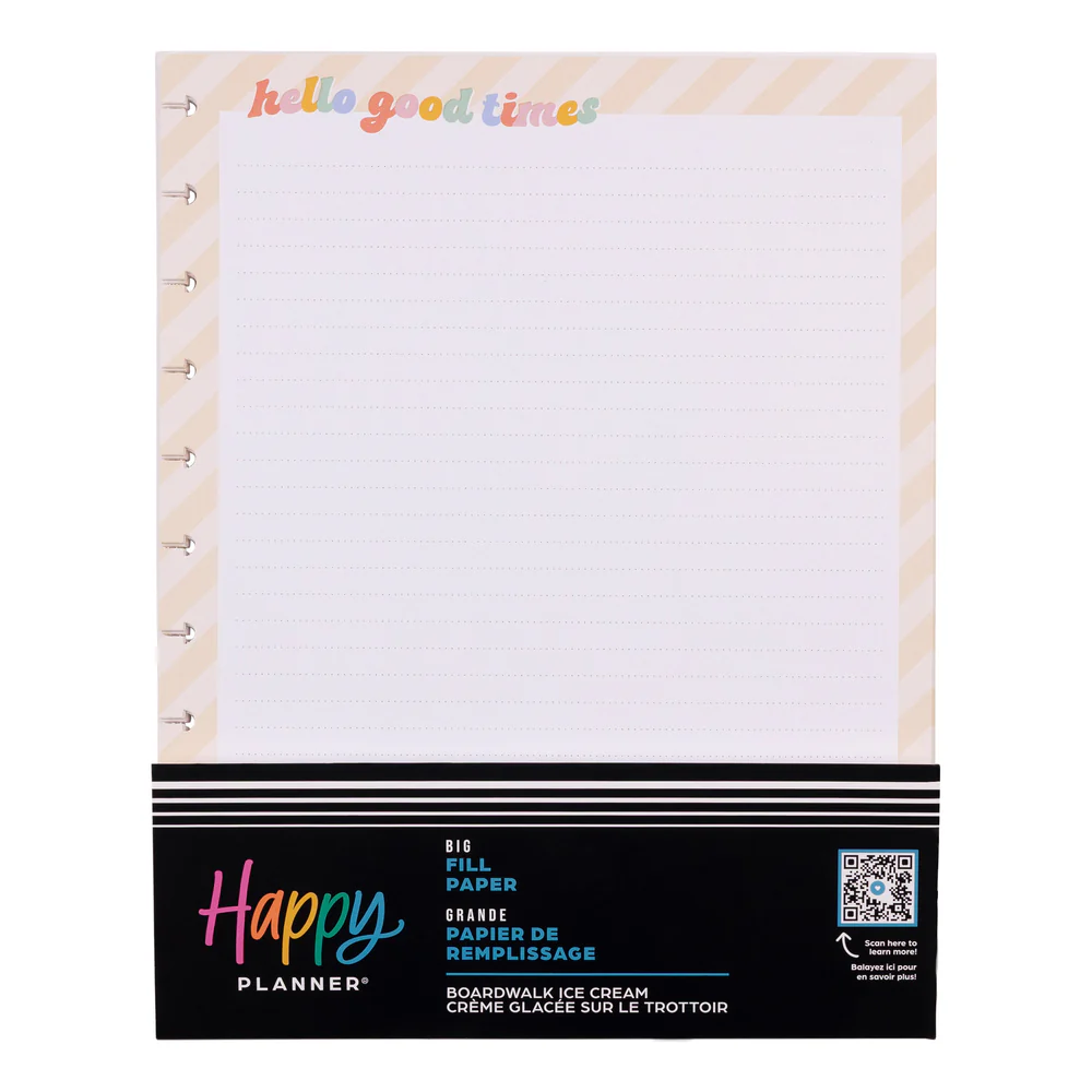 Boardwalk Ice Cream - Dotted Lined Big Filler Paper - 40 Sheets - Image 4