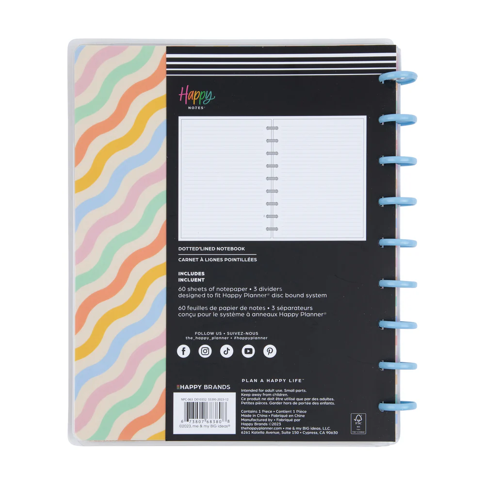 Boardwalk Ice Cream - Dotted Lined Classic Notebook - 60 Sheets - Image 8