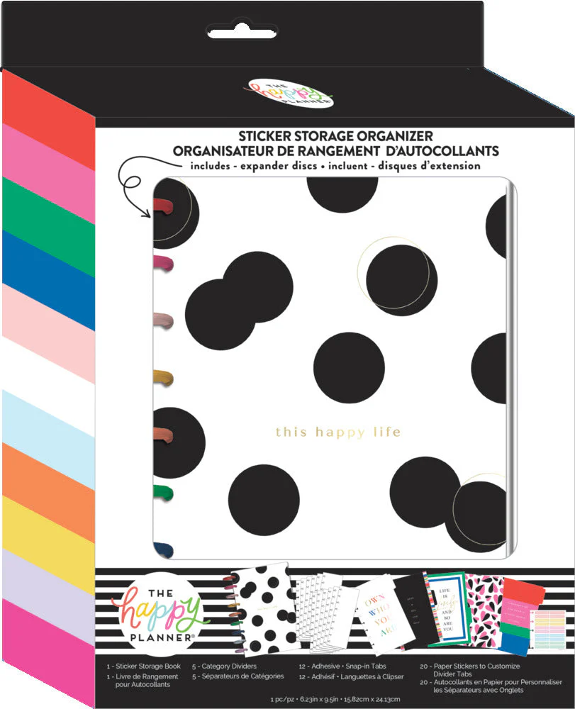 Bold and Bright Disc Bound Sticker Organizer - Image 4