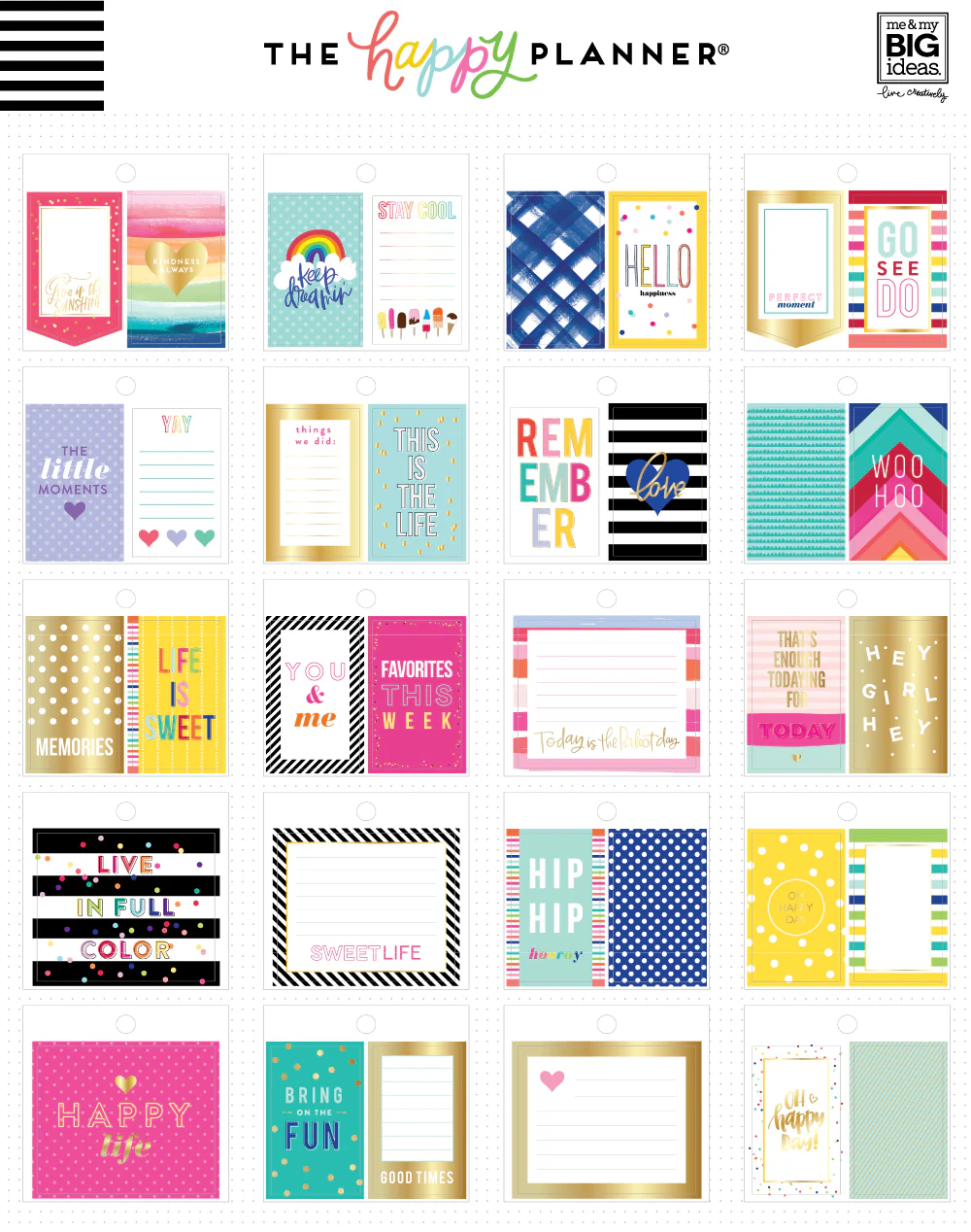 Tiny Sticker Pad - Bold and Bright - Image 2