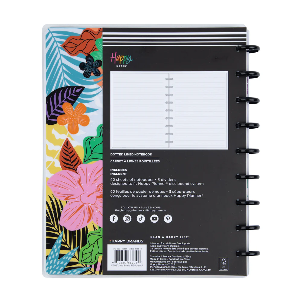 Bold & Botanical - Dotted Lined Classic Notebook - 60 Sheets - Image 8