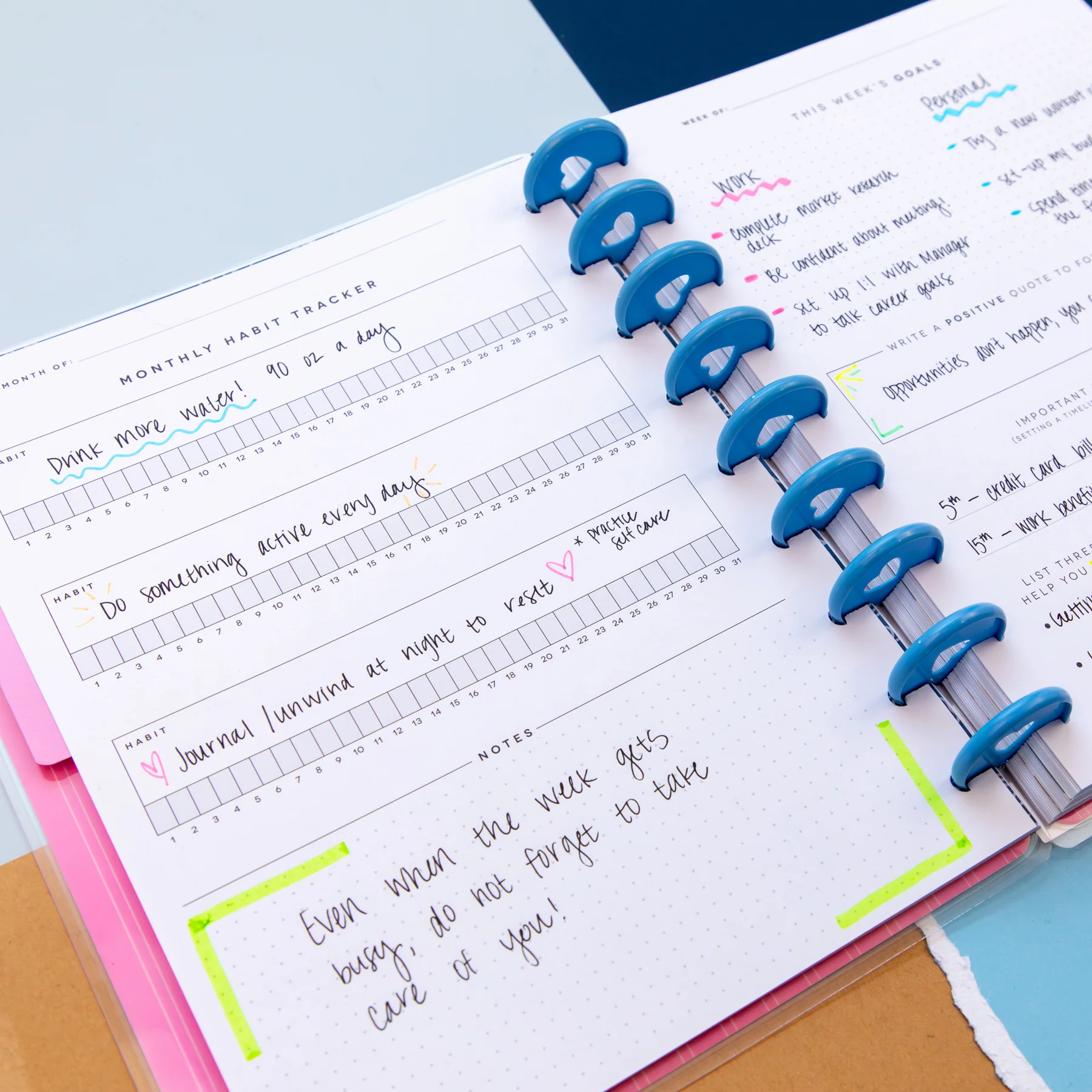 Bold Ditsies - Classic Guided Goals Journal - 80 Sheets - Image 6