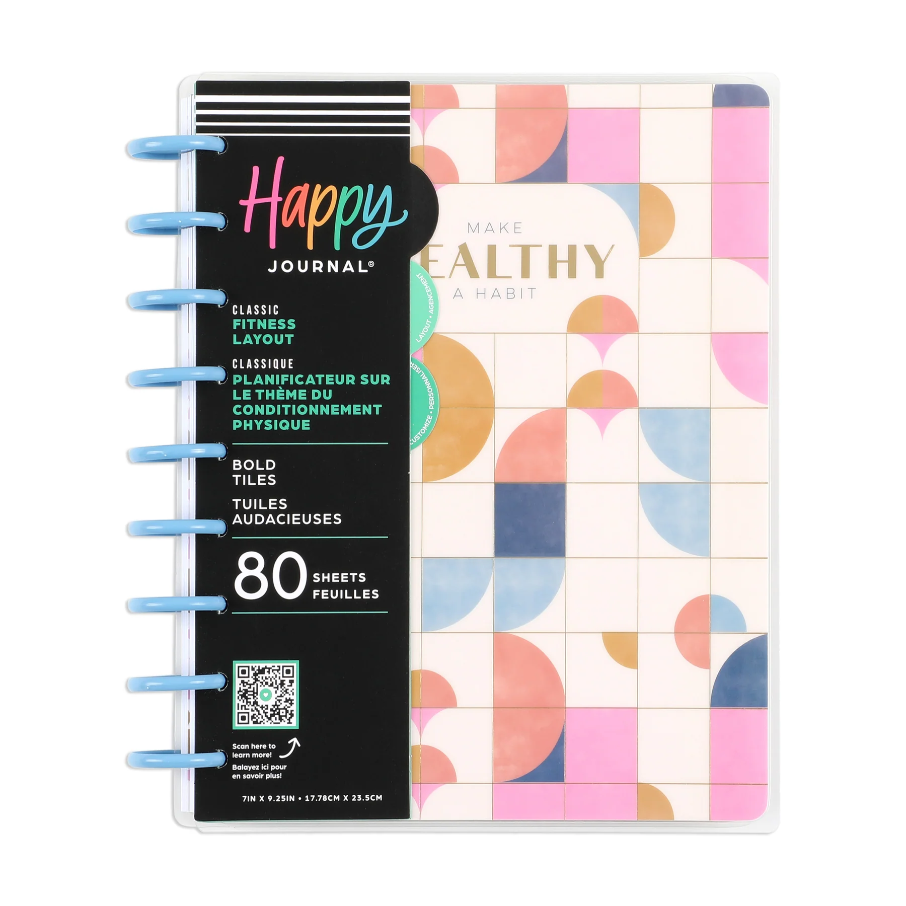 Bold Tiles - Classic Guided Fitness Journal - 80 Sheets - Image 10