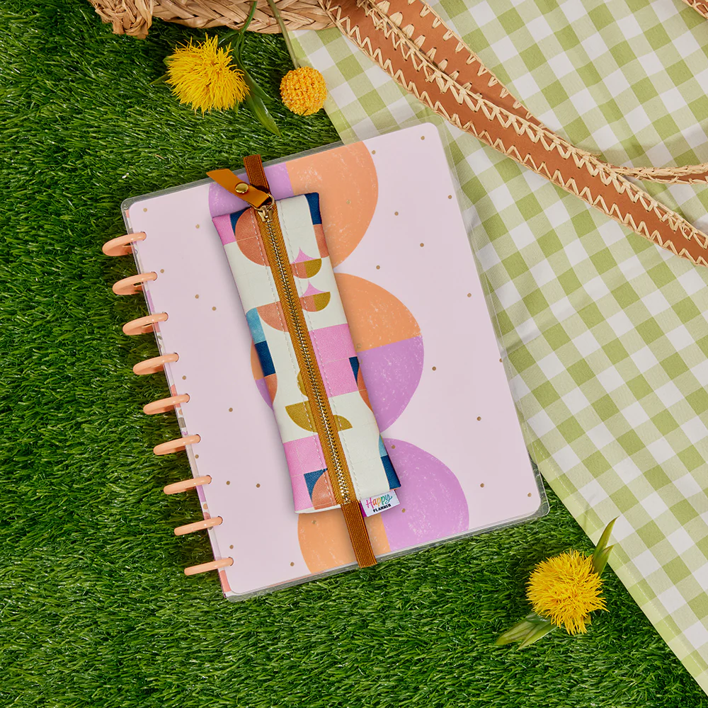 Bold Tiles - Slim Banded Pen Pouch - Image 2