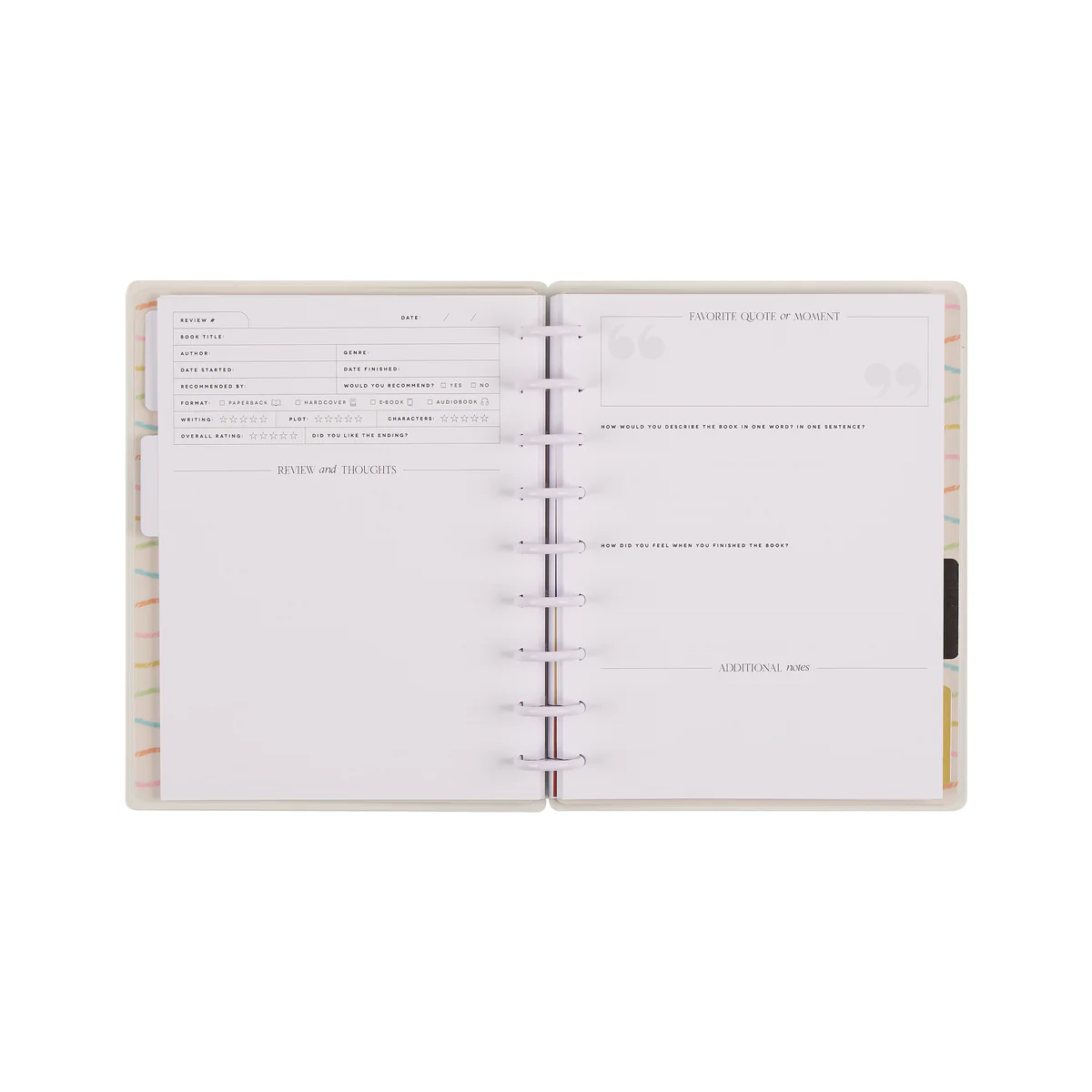 Book Club - Classic Guided Reading Journal - 80 Sheets - Image 14