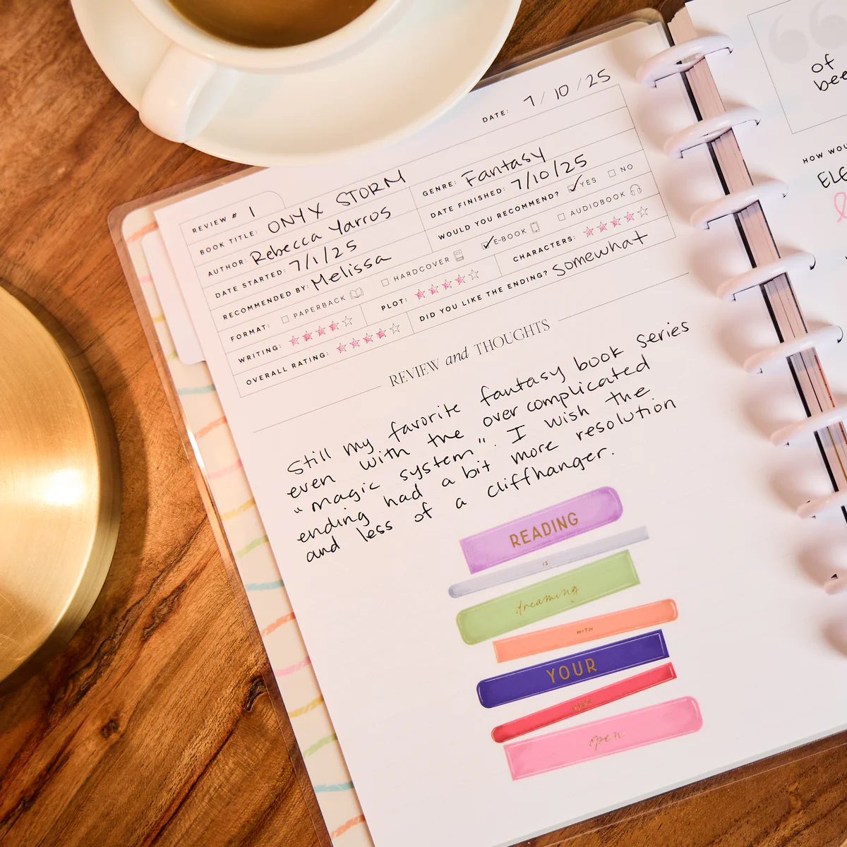 Book Club - Classic Guided Reading Journal - 80 Sheets - Image 5
