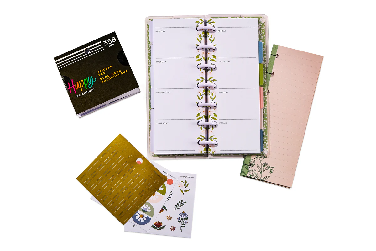 Botanical Blooms - Skinny Mini Undated Planner Bundle - Image 4