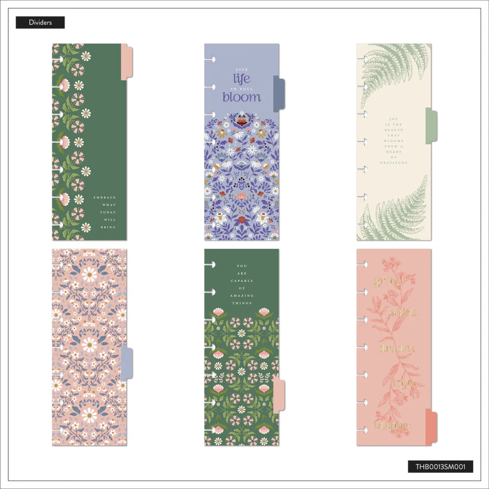 Botanical Blooms - Skinny Mini Undated Planner Bundle - Image 7