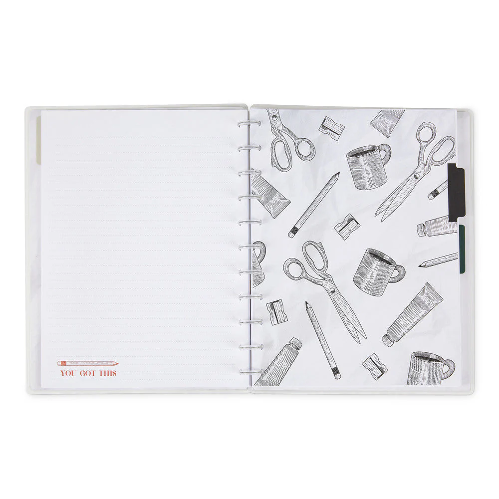 Brave & Inspired Teacher Big Notebook - Image 2