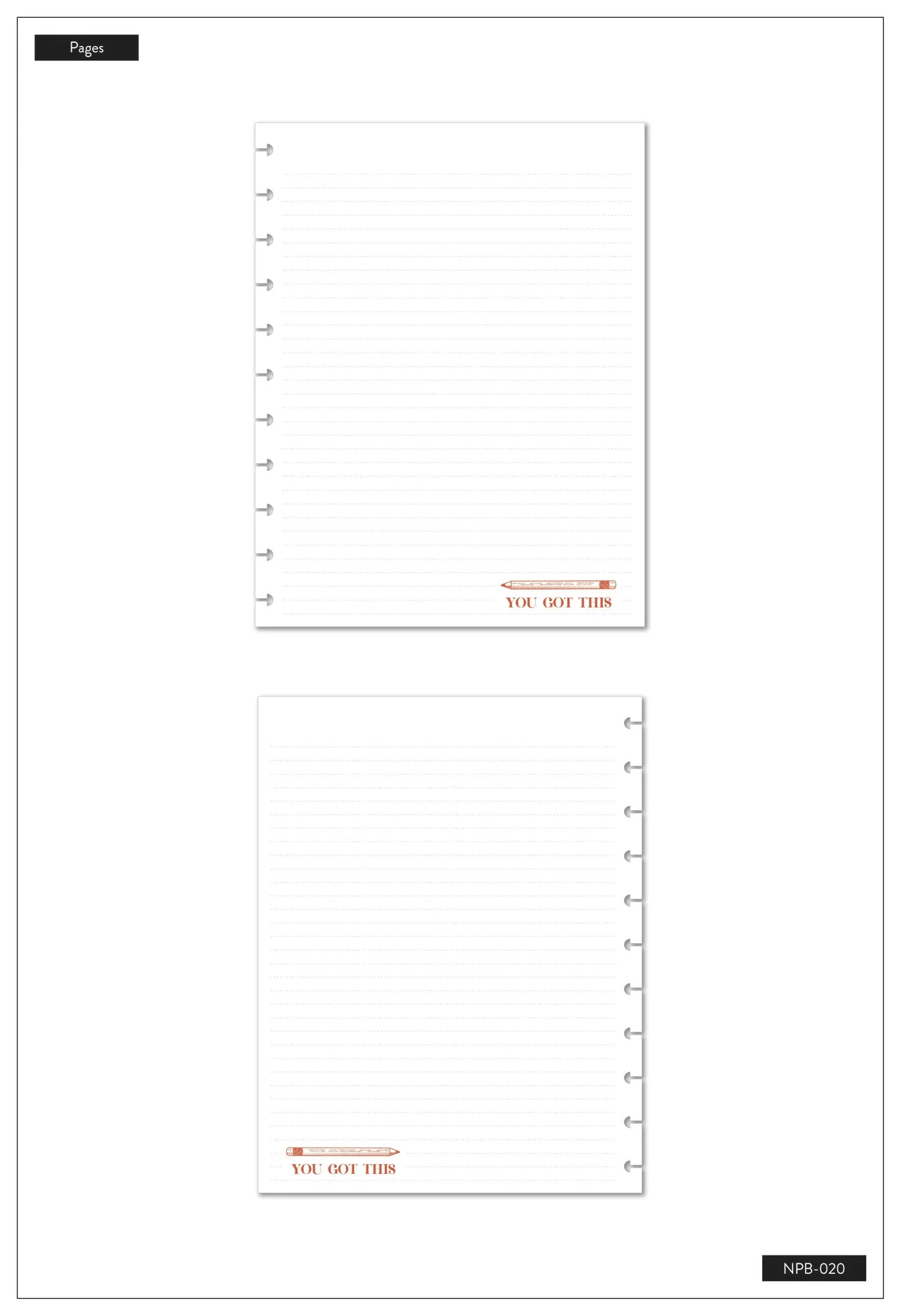 Brave & Inspired Teacher Big Notebook - Image 6