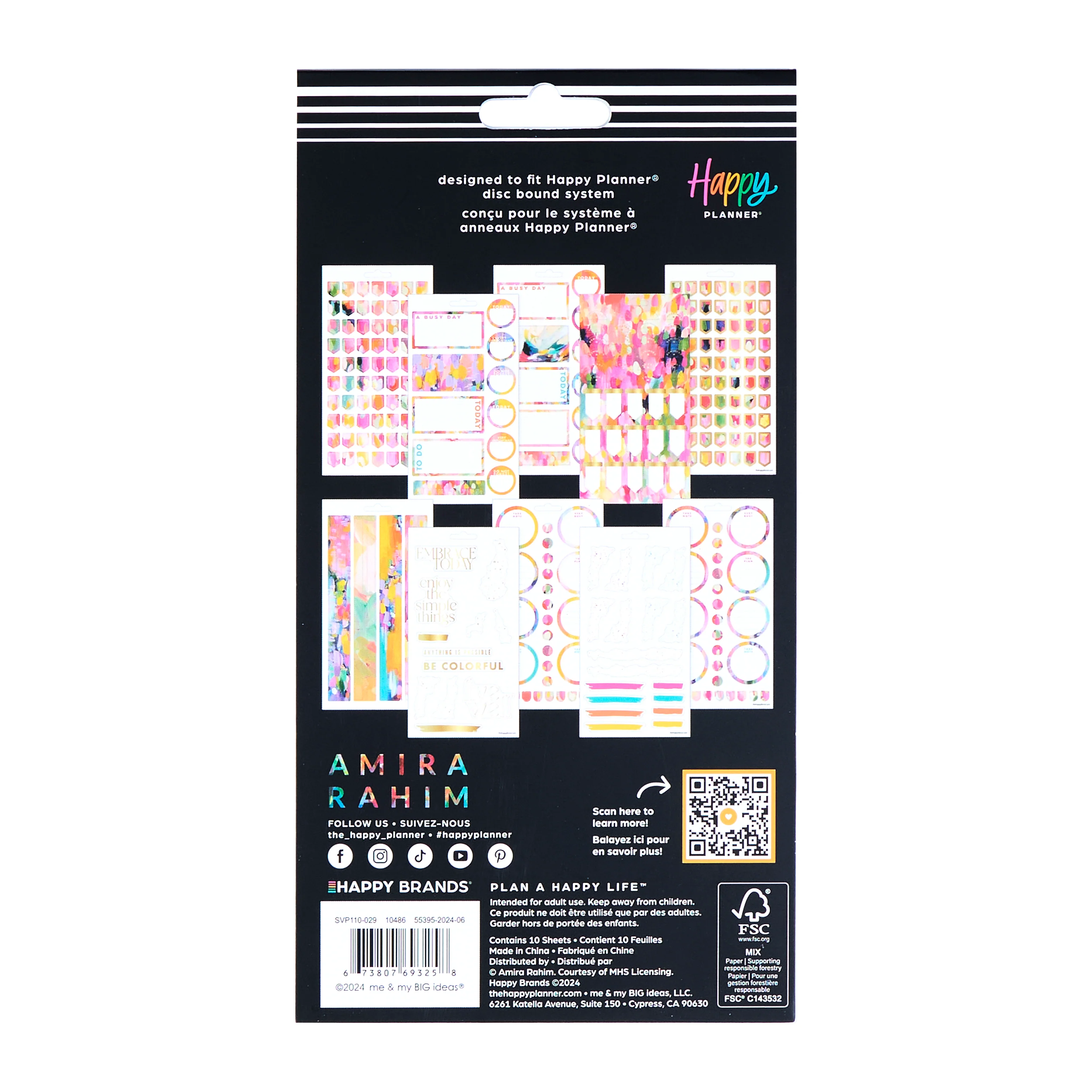 Bright & Brushy - 10 Sticker Sheets - Image 4