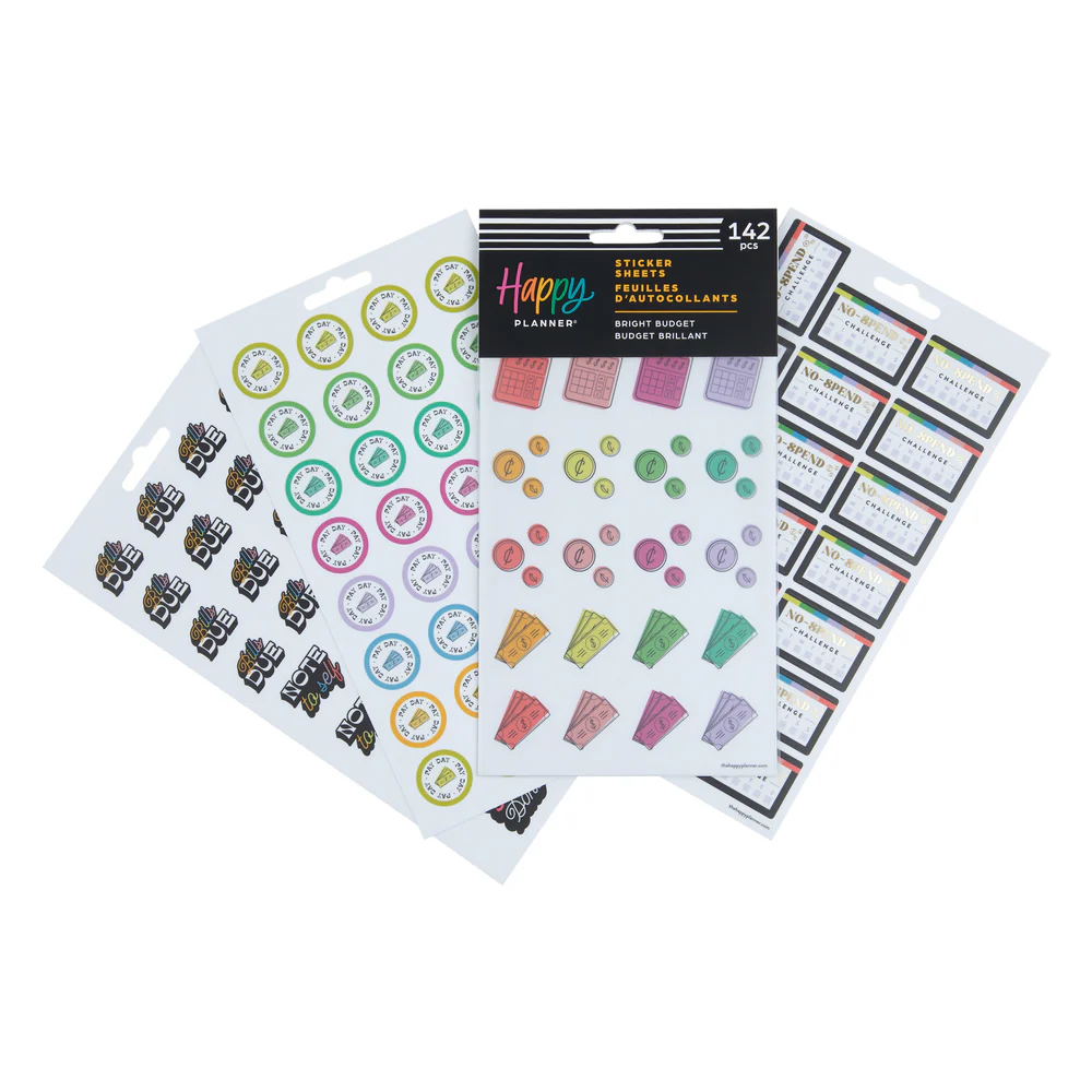 Bright Budget - 5 Sticker Sheets - Image 4