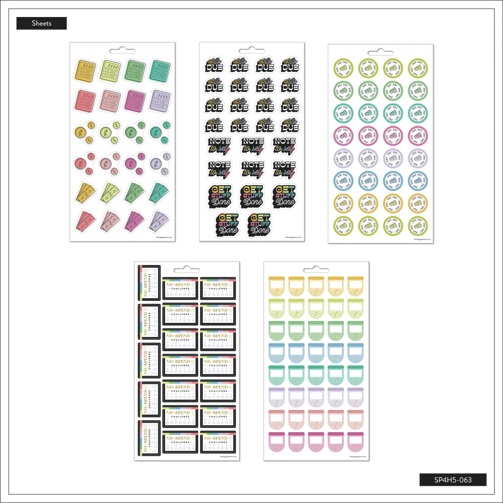 Bright Budget - 5 Sticker Sheets - Image 5