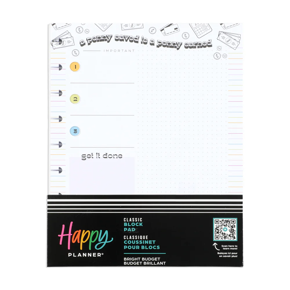 Bright Budget - Classic Block Notepad - 100 Sheets - Image 5