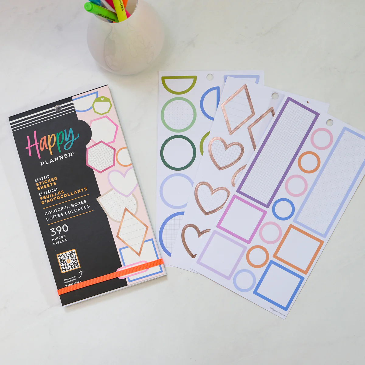 Bright Colorful Boxes - Value Pack Stickers - Image 2
