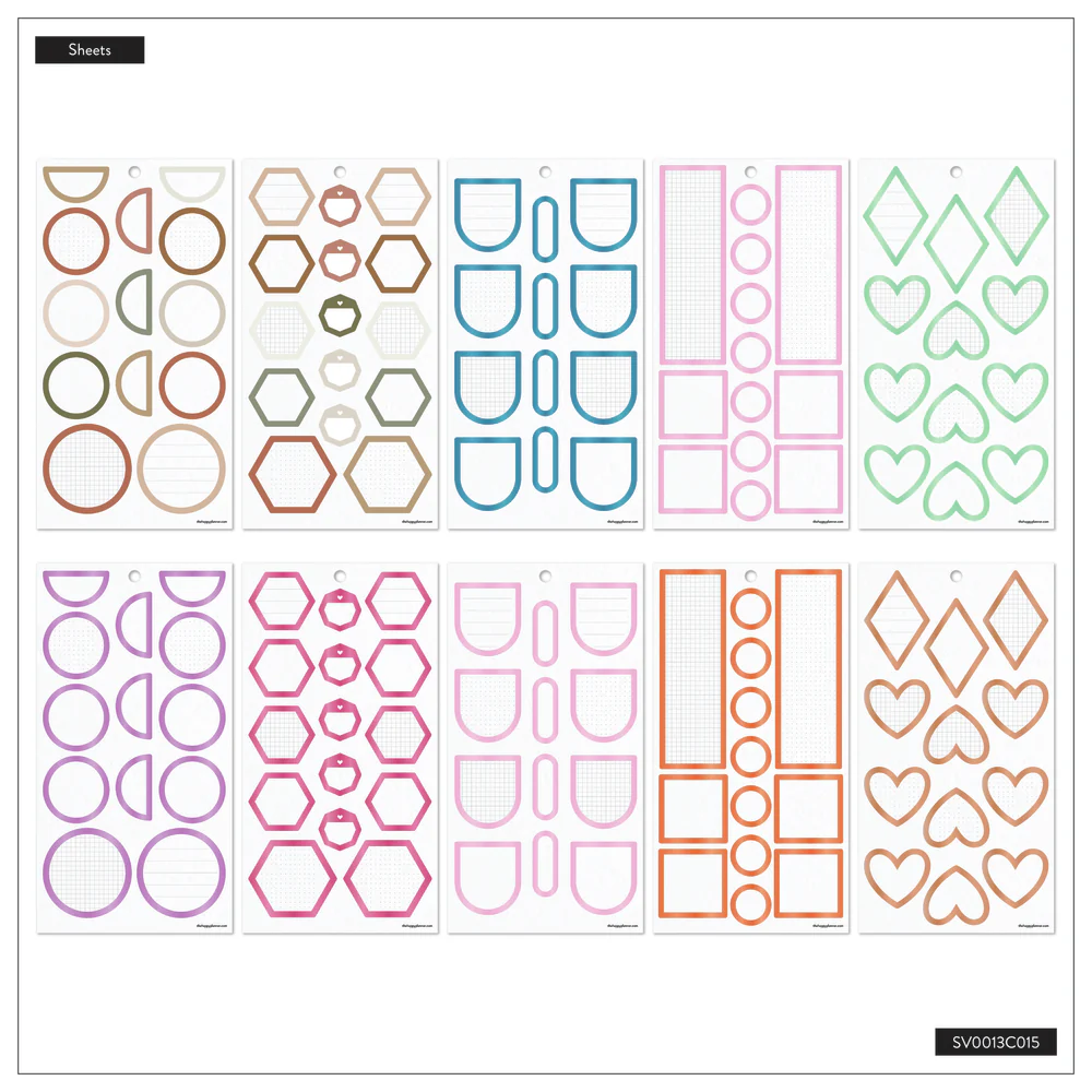 Bright Colorful Boxes - Value Pack Stickers - Image 5