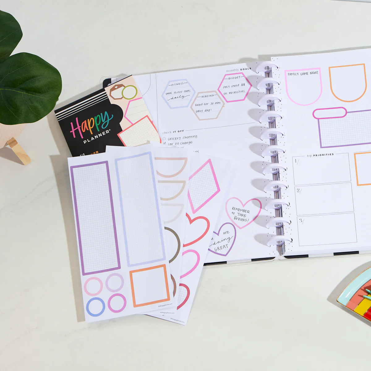 Bright Colorful Boxes - Value Pack Stickers - Big - Image 2