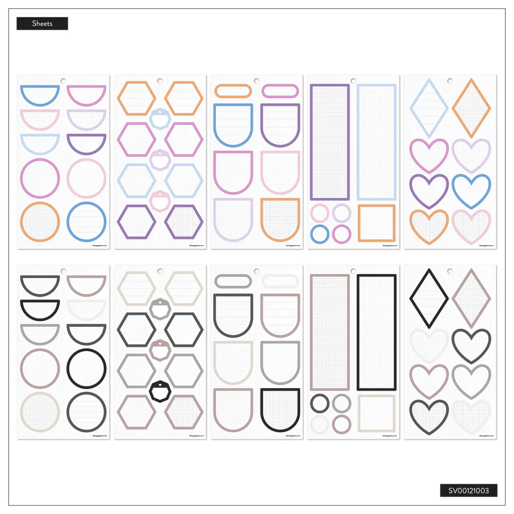 Bright Colorful Boxes - Value Pack Stickers - Big - Image 4