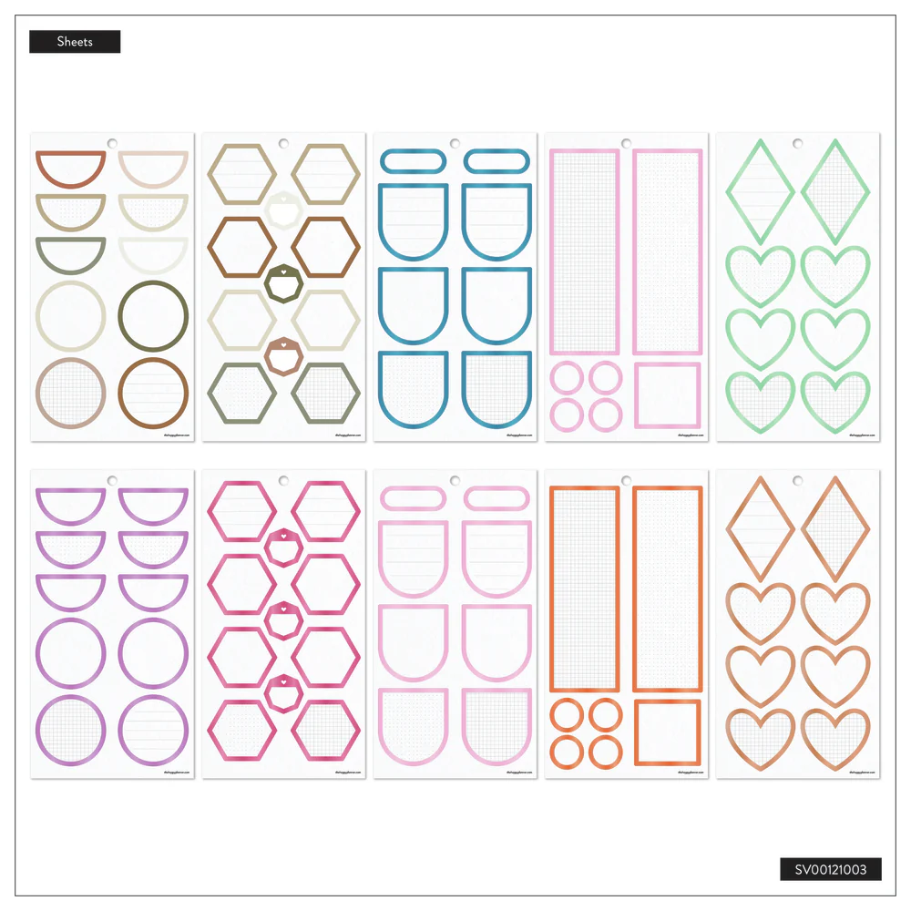 Bright Colorful Boxes - Value Pack Stickers - Big - Image 5