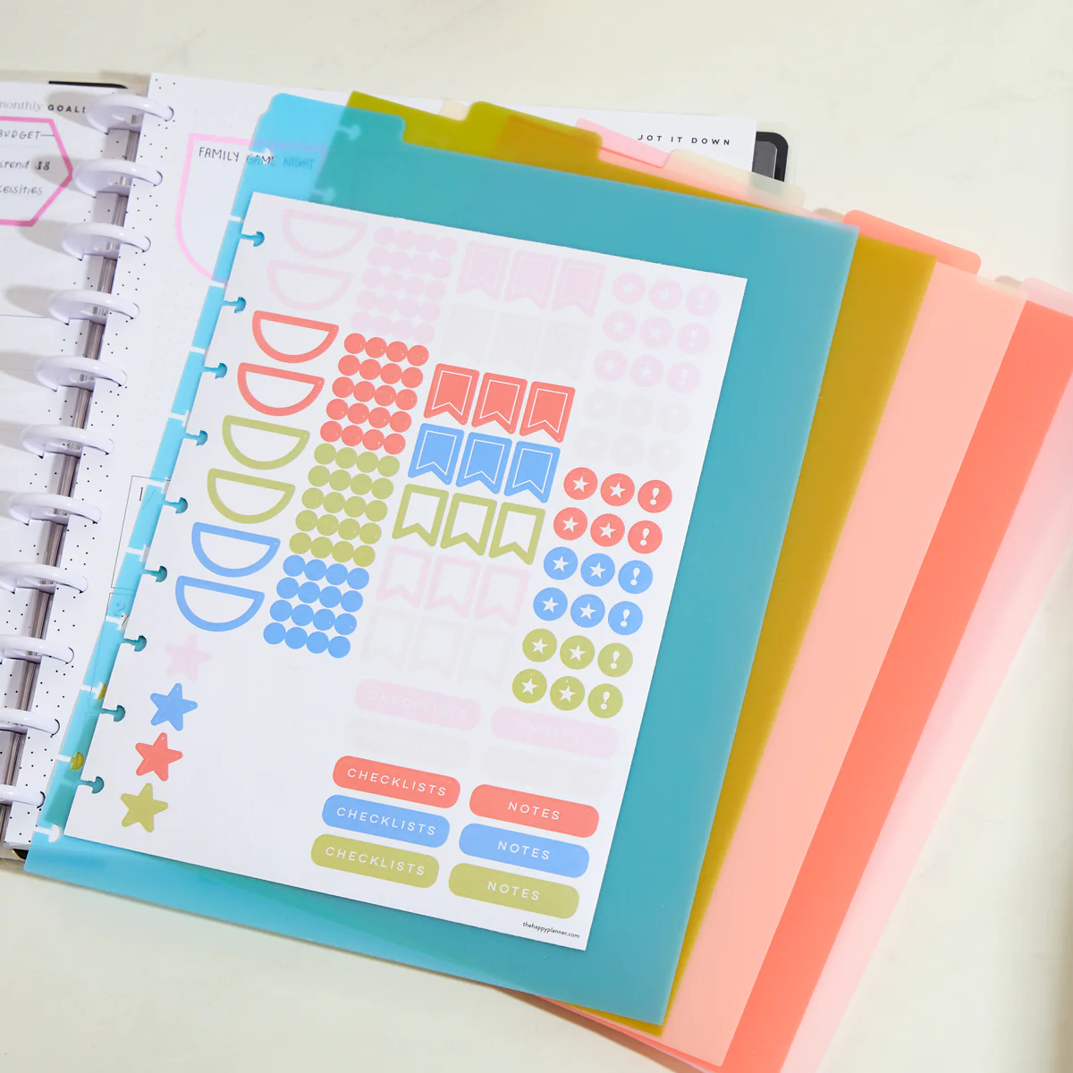 Bright Day - Big Plastic Dividers - 5 Pack - Image 4