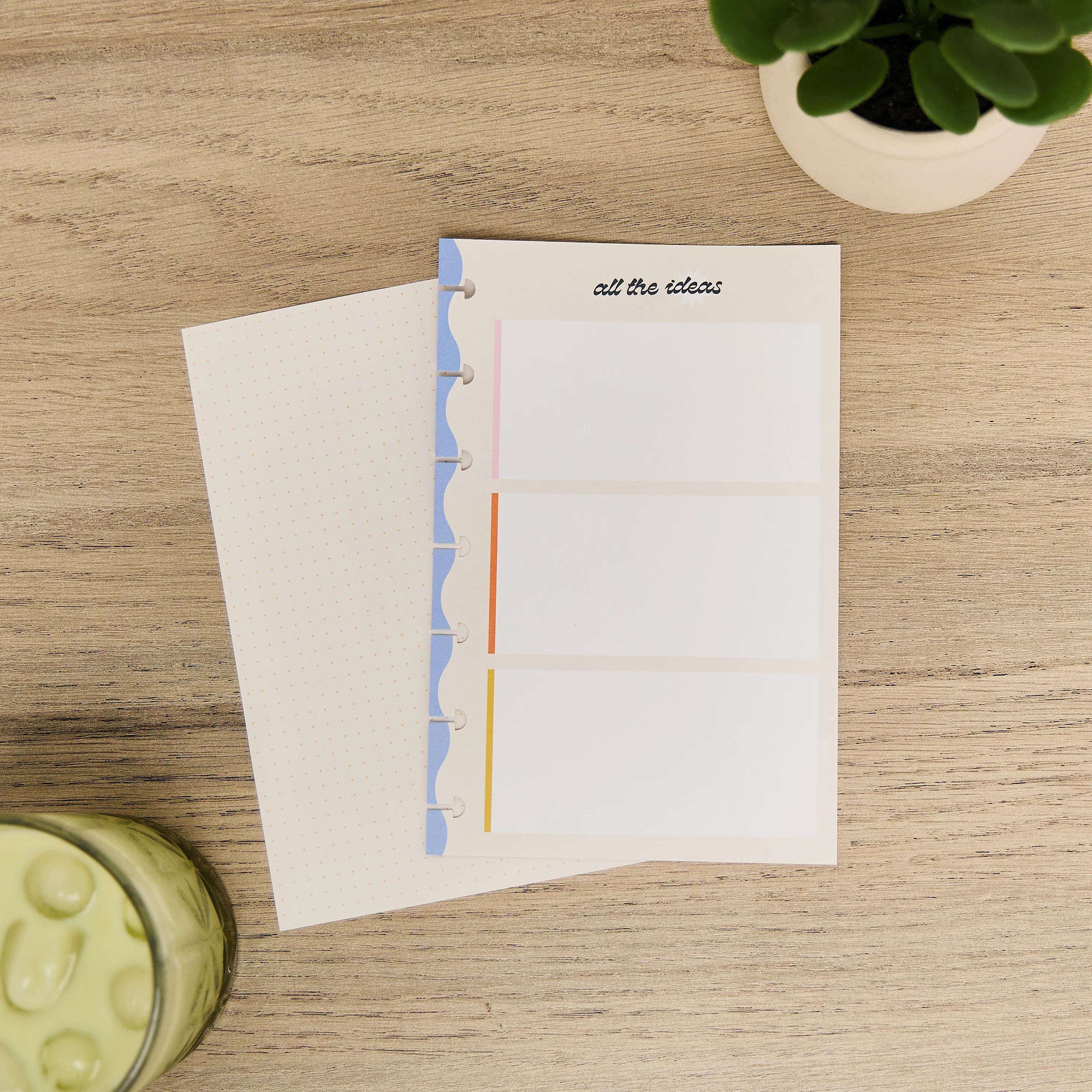 Bright Energy - Dot Grid Mini Filler Paper - 40 Sheets - Image 4