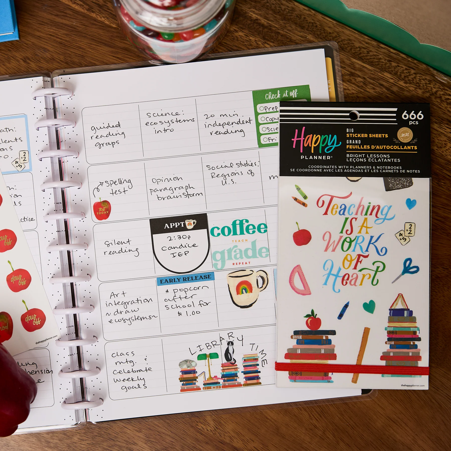 Bright Lessons Teacher - Value Pack Stickers - Big - Image 2