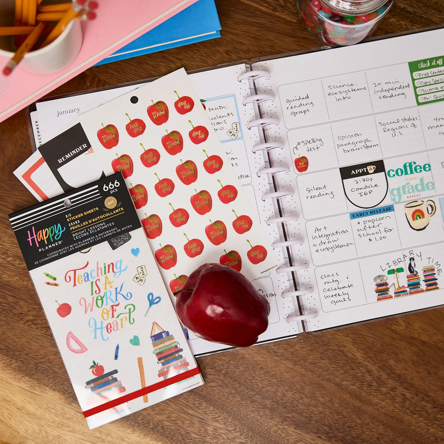 Bright Lessons Teacher - Value Pack Stickers - Big - Image 6