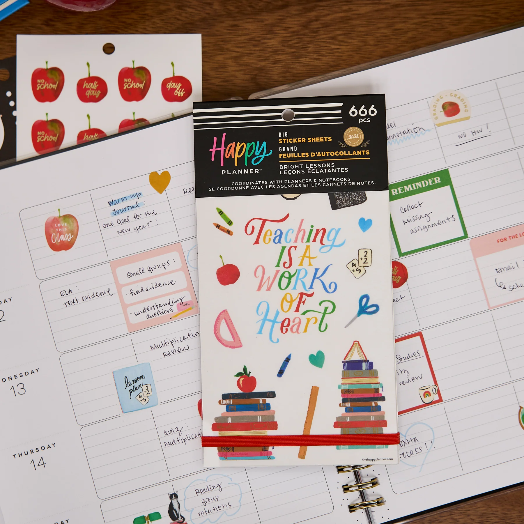 Bright Lessons Teacher - Value Pack Stickers - Big - Image 7