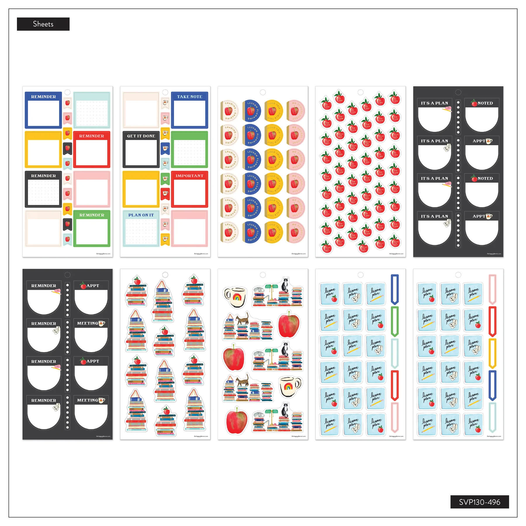Bright Lessons Teacher - Value Pack Stickers - Big - Image 9