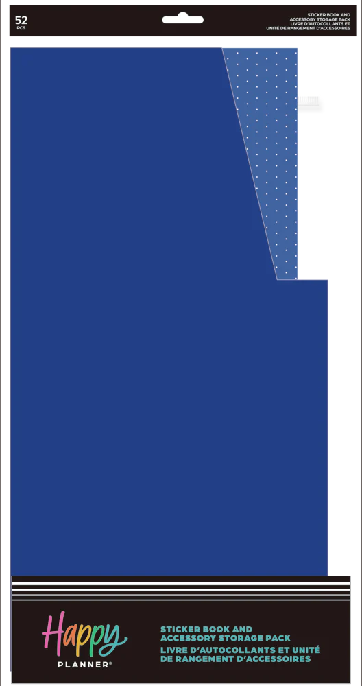 Bright Navy Vegan Leather - DELUXE Sticker + Accessory Storage Box Kit - 2 Pieces - Image 6