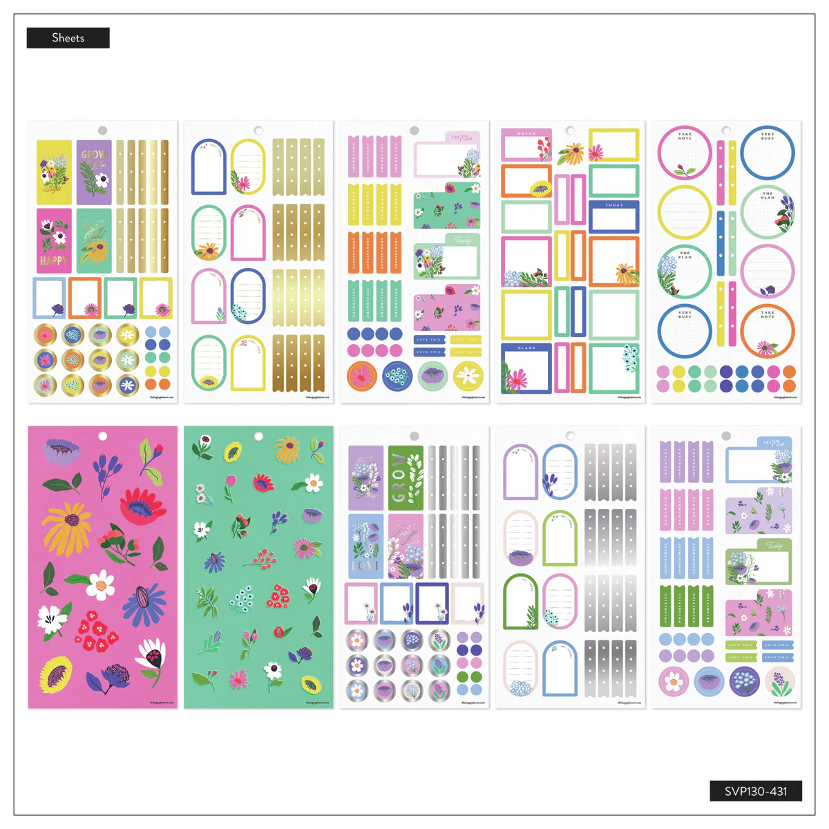 Brilliant Blooms - Value Pack Stickers - Mini - Image 4