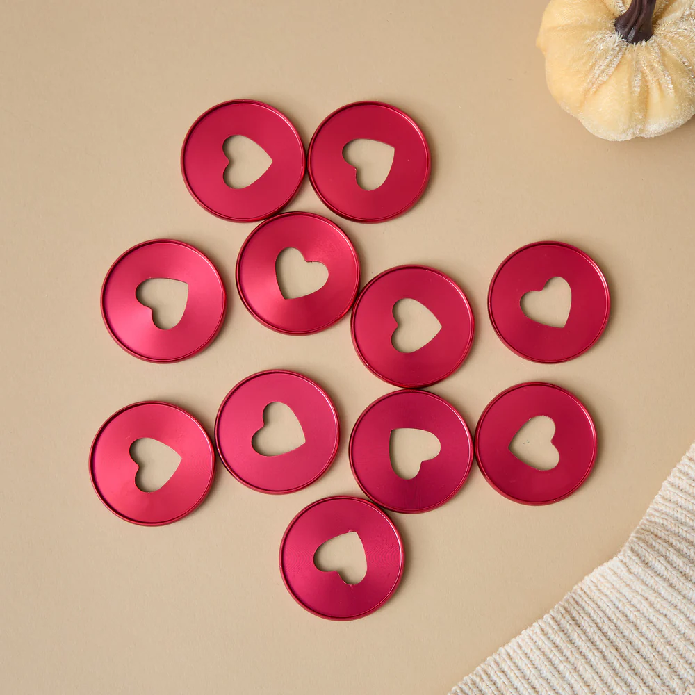 Burgundy - Expander Metal Disc Set - Image 3