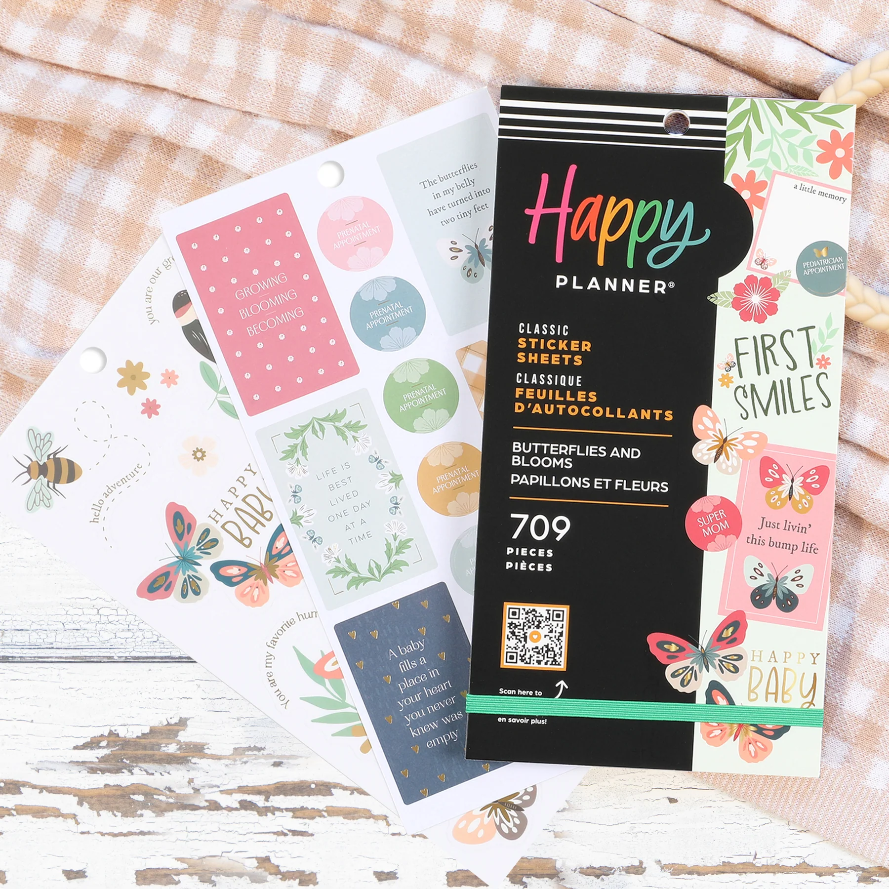Butterflies and Blooms Baby - Value Pack Stickers - Image 3